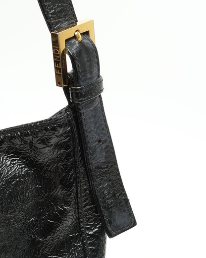 Fendi Patent FF Shoulder Bag