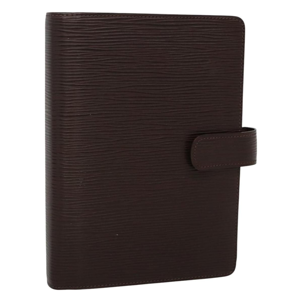 Louis Vuitton Epi Agenda Mm Day Planner Cover Mocha R 2004d Lv Auth