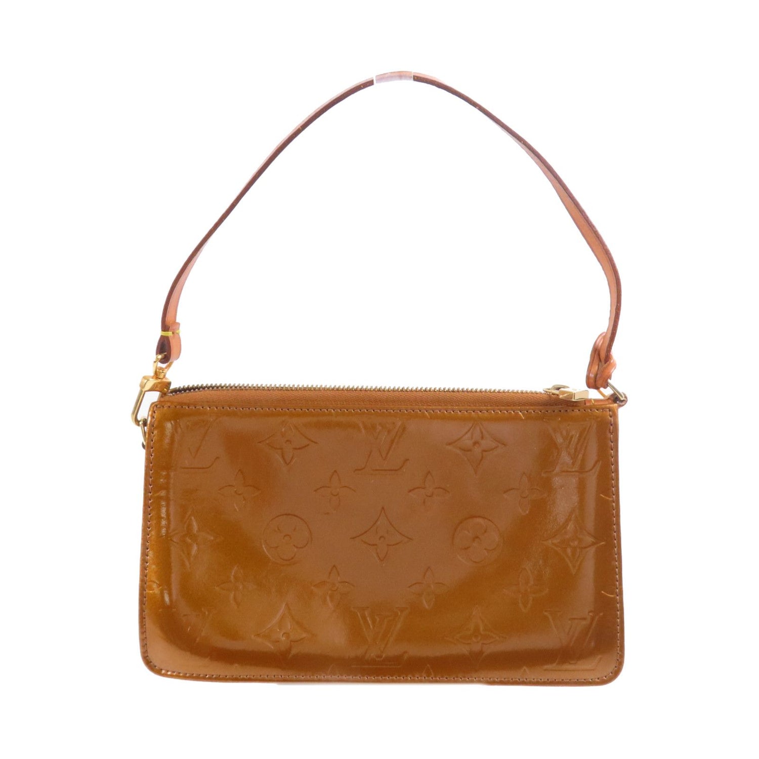 Louis Vuitton Vernis Monogram Venis Lexington Accessory Pouch Gold Handbag M 91010