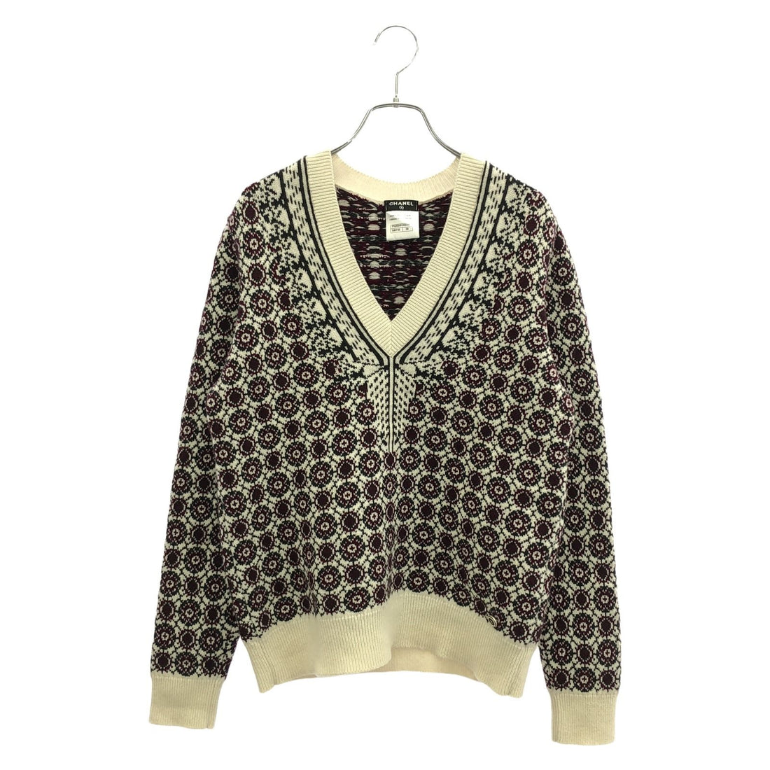 Chanel Multicolor Knit Cashmere P 52834k 06848