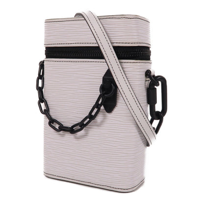 Louis Vuitton [gekiku] [yukei] Epi Phone Box Shoulder Bag White White Shoulder Bag M 68791