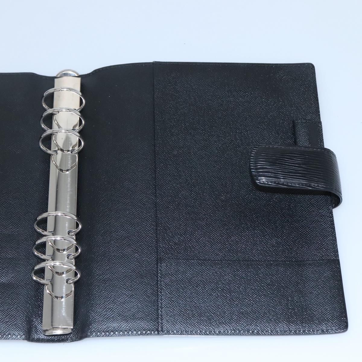 Louis Vuitton Epi Agenda Gm Day Planner Cover Black R 20212 Lv Auth