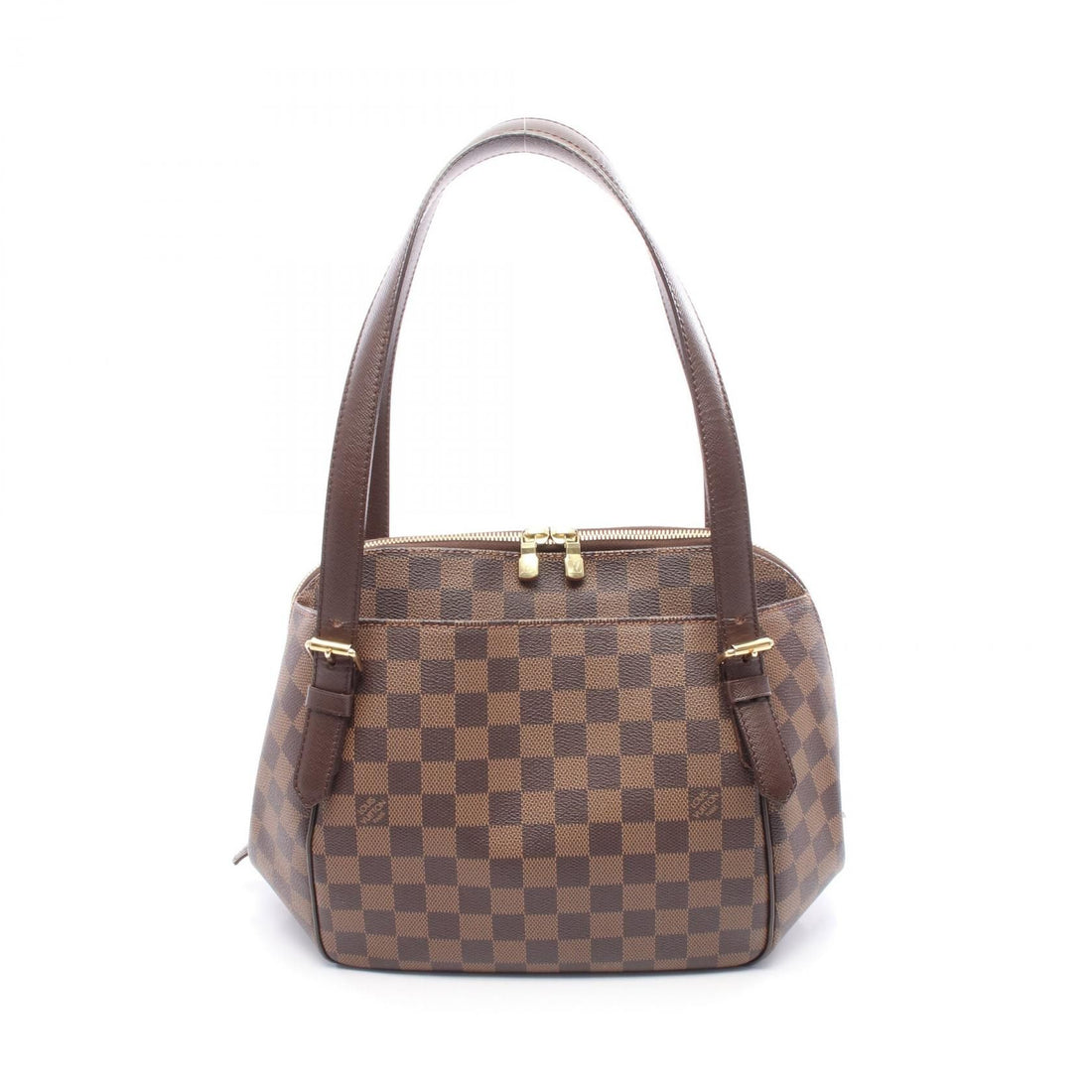 Louis Vuitton Belem Mm Ebene Brown Shoulder Bag N 51174