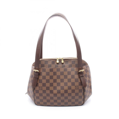 Louis Vuitton Belem Mm Ebene Brown Shoulder Bag N 51174