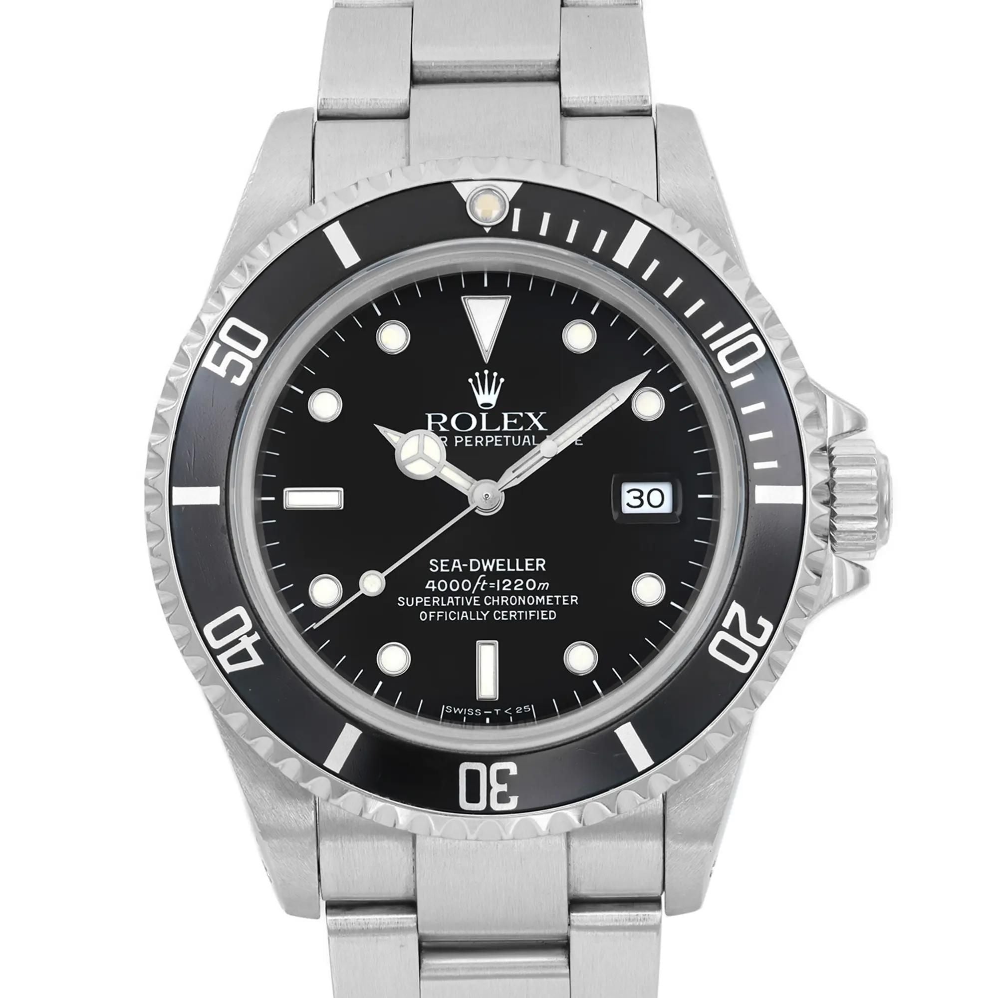 Rolex Sea-dweller Steel Black Dial Automatic Mens Watch 16600