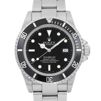 Rolex Sea-dweller Steel Black Dial Automatic Mens Watch 16600