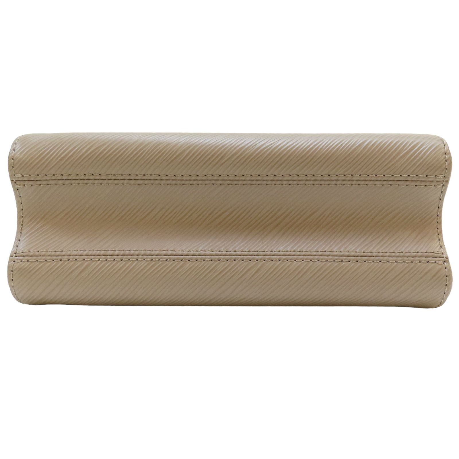 Louis Vuitton Twist Mm Rockstud Shoulder Bag Epi Leather Milktea M 24043