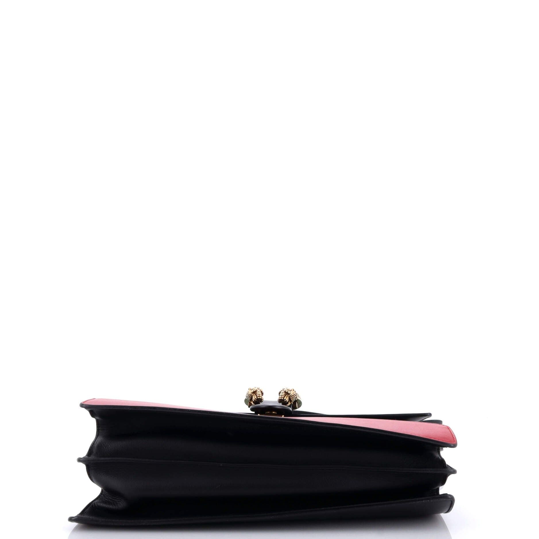 Gucci Dionysus Bamboo Top Handle Bag Colorblock Leather Large
