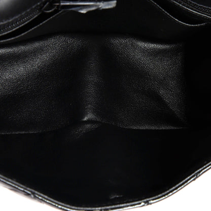 Chanel So Black Reissue 2.55 Flap Bag Quilted Patent Mini