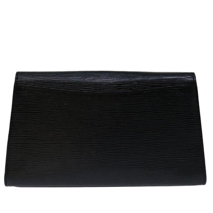 Louis Vuitton Epi Art Deco Clutch Bag Black M 52632 Lv Auth