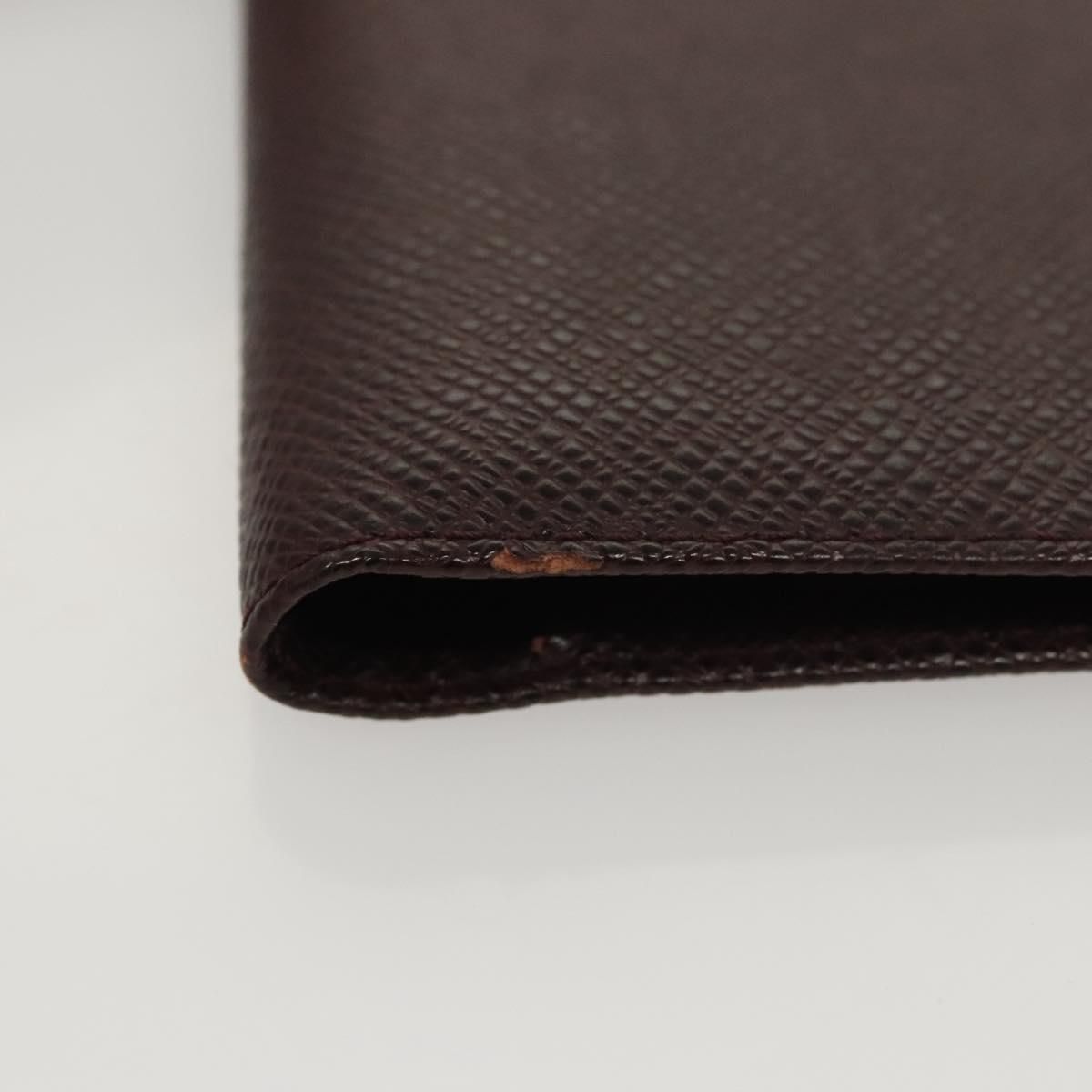 Louis Vuitton Taiga Agenda Posh Day Planner Cover Acajou R 20415 Lv Auth