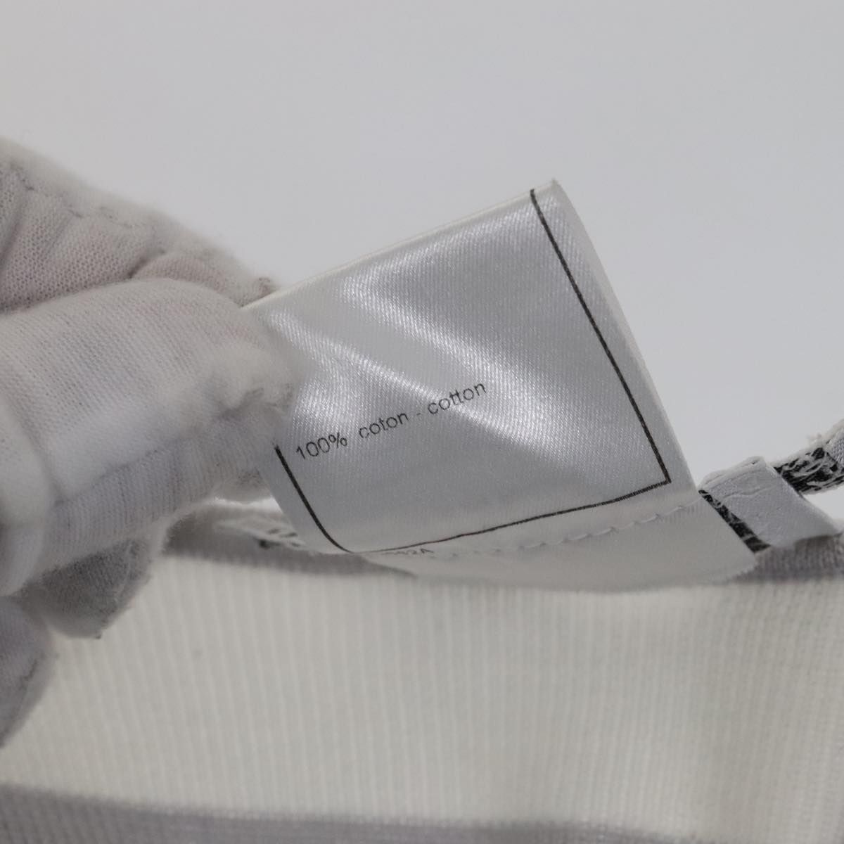 Chanel Tank Top Cotton 38 Gray Cc Auth