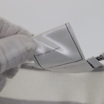 Chanel Tank Top Cotton 38 Gray Cc Auth