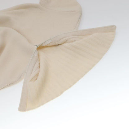 Chanel Turtleneck Wool Beige Cc Auth