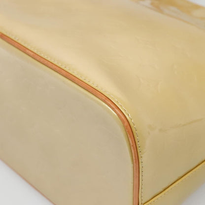 Louis Vuitton Vernis Houston Hand Bag Beige M 91004 Lv Auth