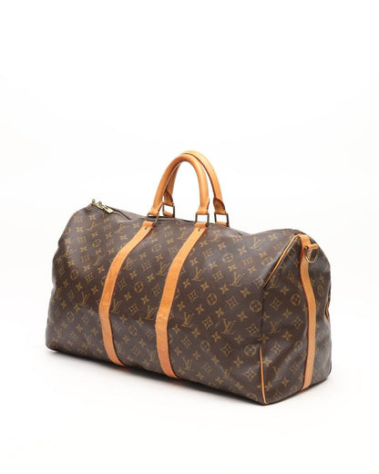 Louis Vuitton Monogram Keepall Bandouliere 50 Weekend Bag