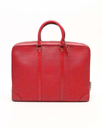 Louis Vuitton Epi Porte Document Voyage Business Bag