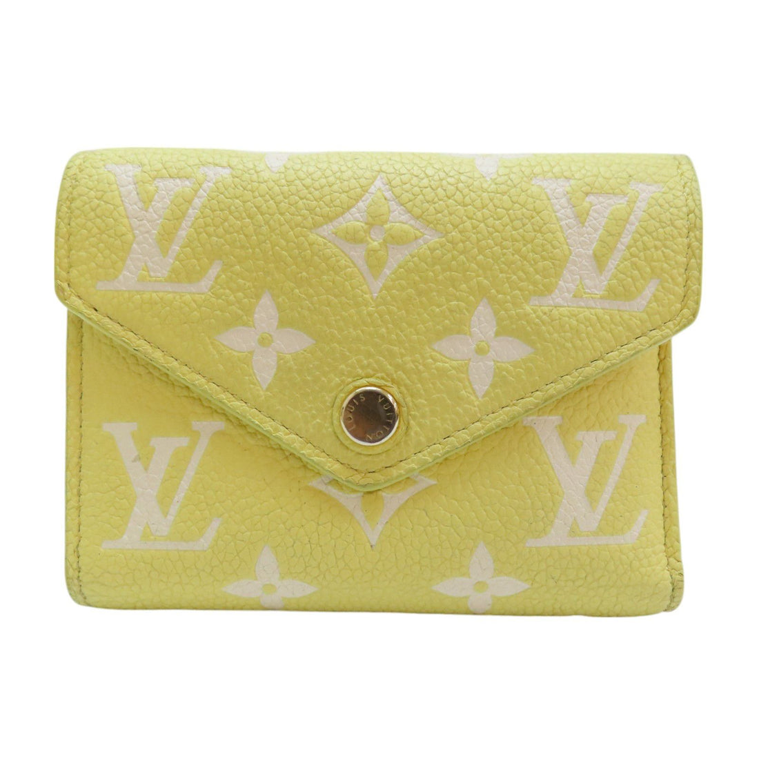 Louis Vuitton Victorine Small Wallet Empreinte Yellow M 81428