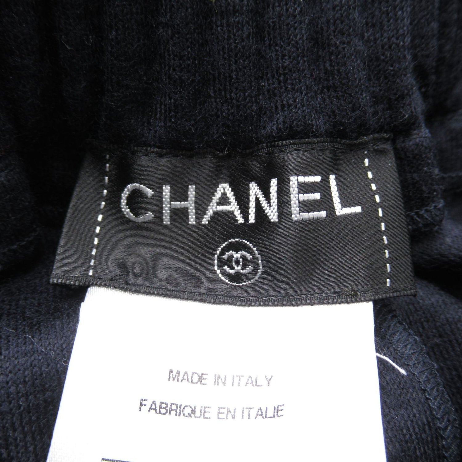 Chanel Sweatpants Wool Navy 34
