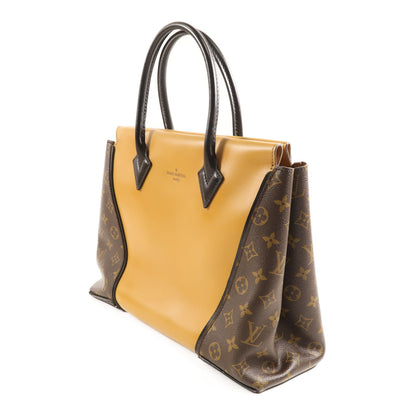Louis Vuitton Cowhide Leather/monogram Tote W Pm Kinpaku Bag