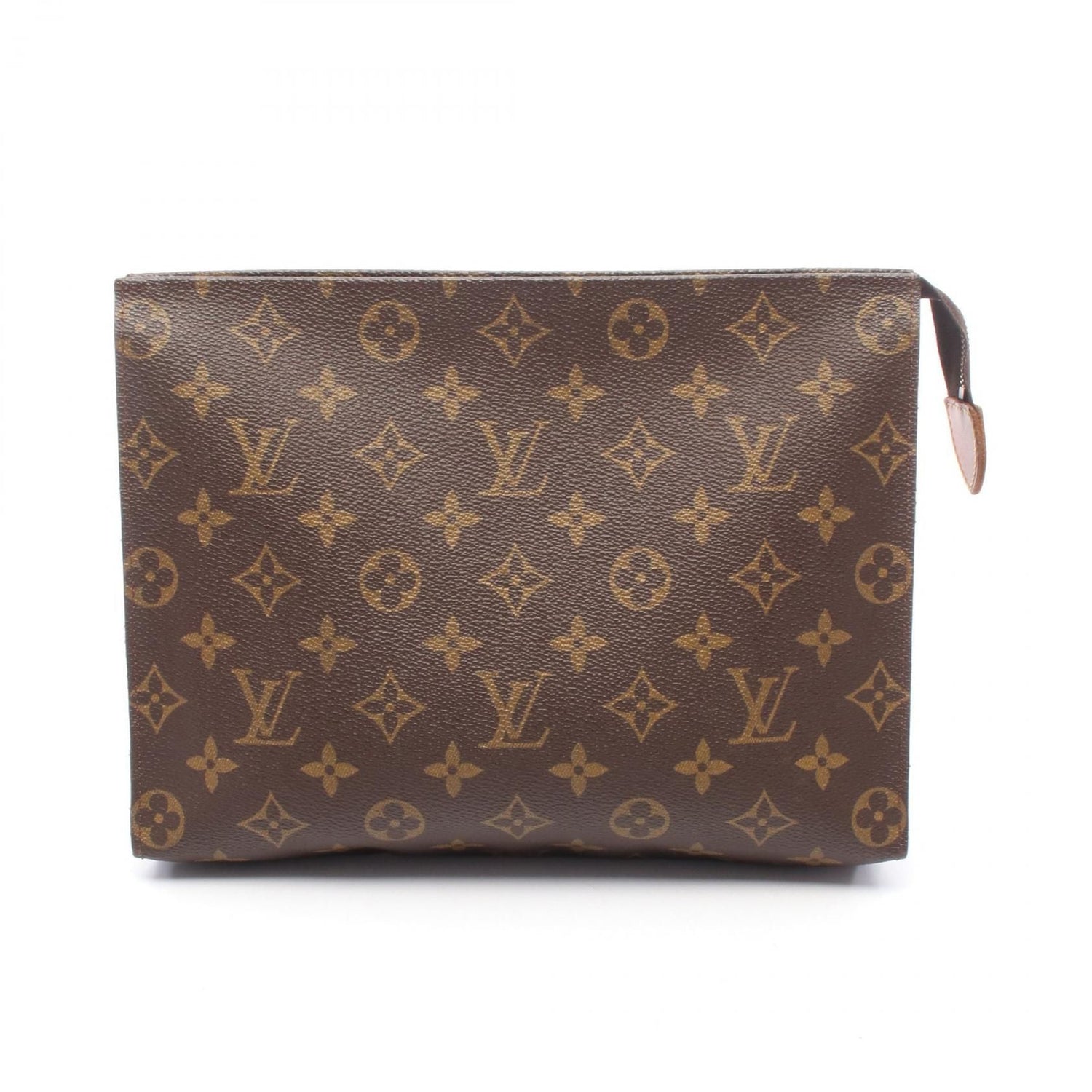 Louis Vuitton Posh Cracking Ted 26 Brown Business Bag Clutch Bag M 47542