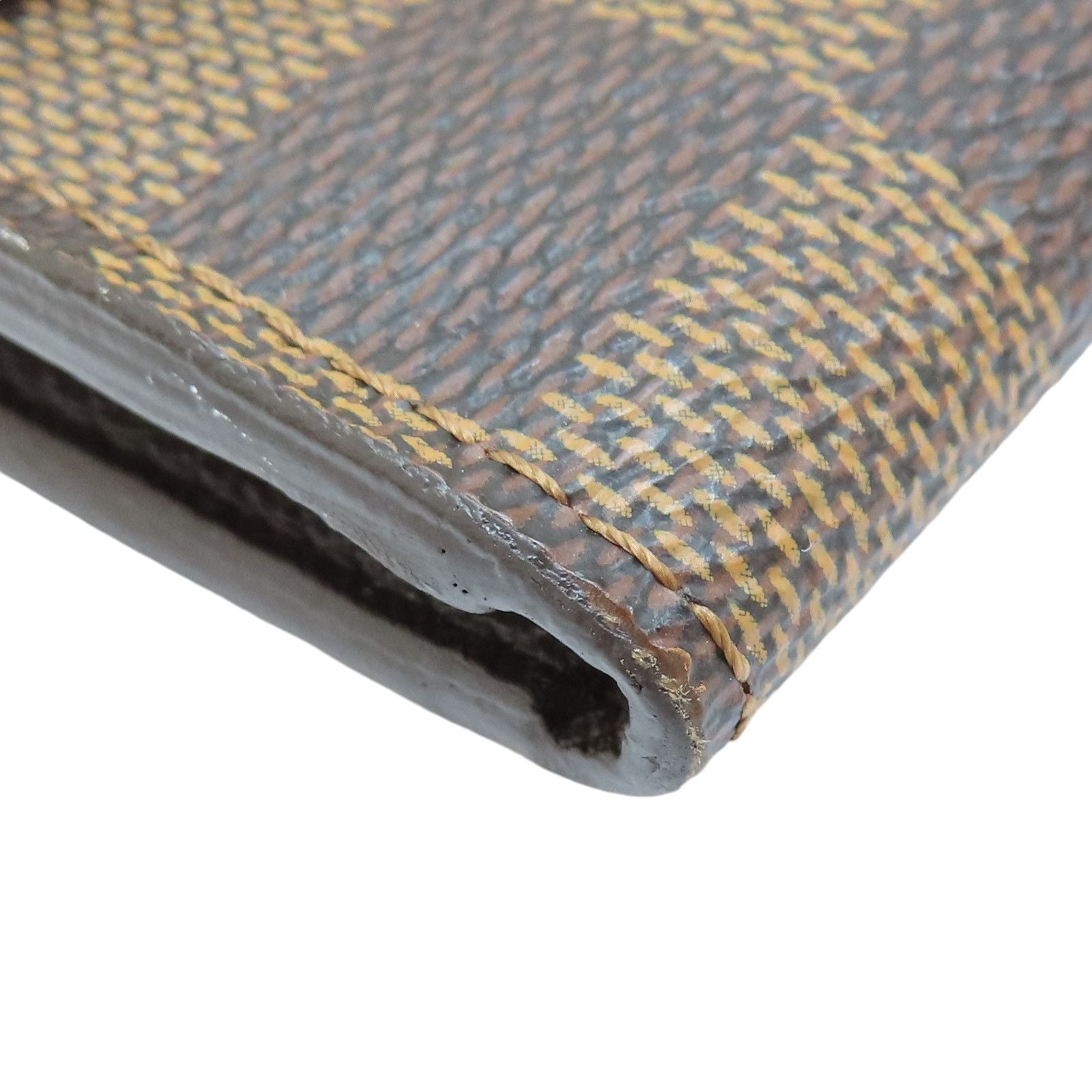 Louis Vuitton Emilie Wallet Damier Ebene Canvas N 63019