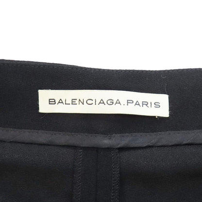 Balenciaga Black Polyester Straight Leg Pants 36