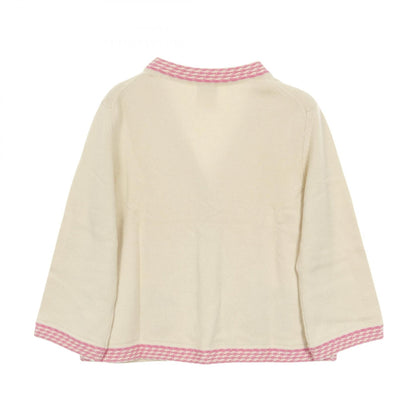 Chanel Beige Pink Cardigan Cashmere P 40294k 02905