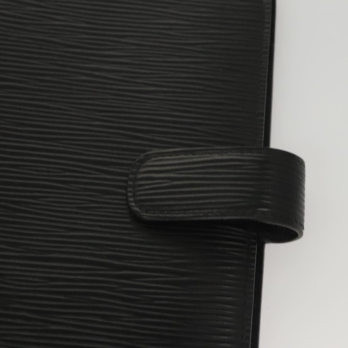 Louis Vuitton Epi Agenda Mm Day Planner Cover Black R 20042 Lv Auth