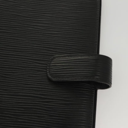 Louis Vuitton Epi Agenda Mm Day Planner Cover Black R 20042 Lv Auth