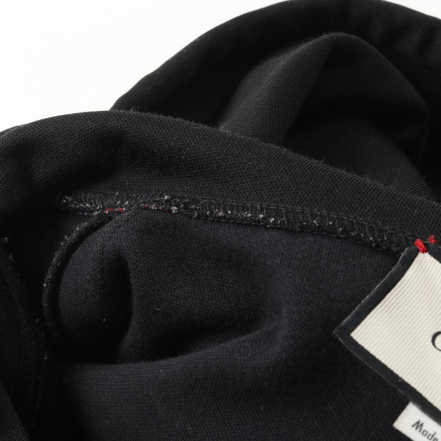 Gucci Technical Jersey Sweatshirt Hoodie L 475354 Cotton Polyester Black