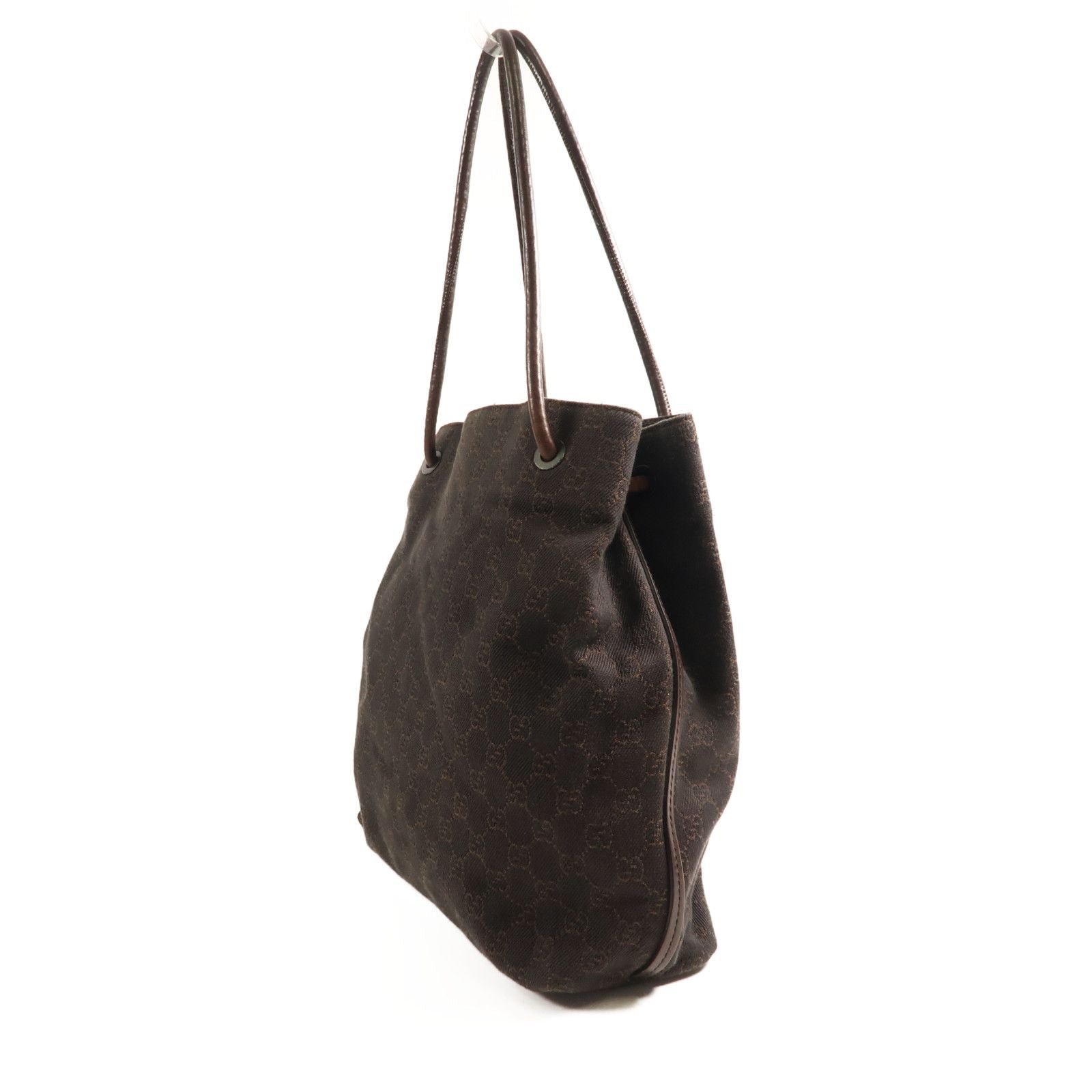 Gucci Canvas Shoulder Bag Brown Canvas 101841