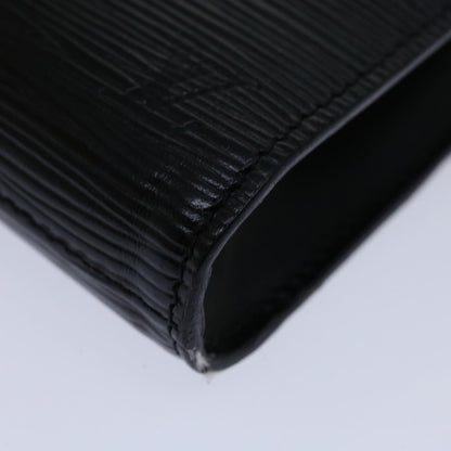 Louis Vuitton Epi Art Deco Clutch Bag Black M 52632 Lv Auth