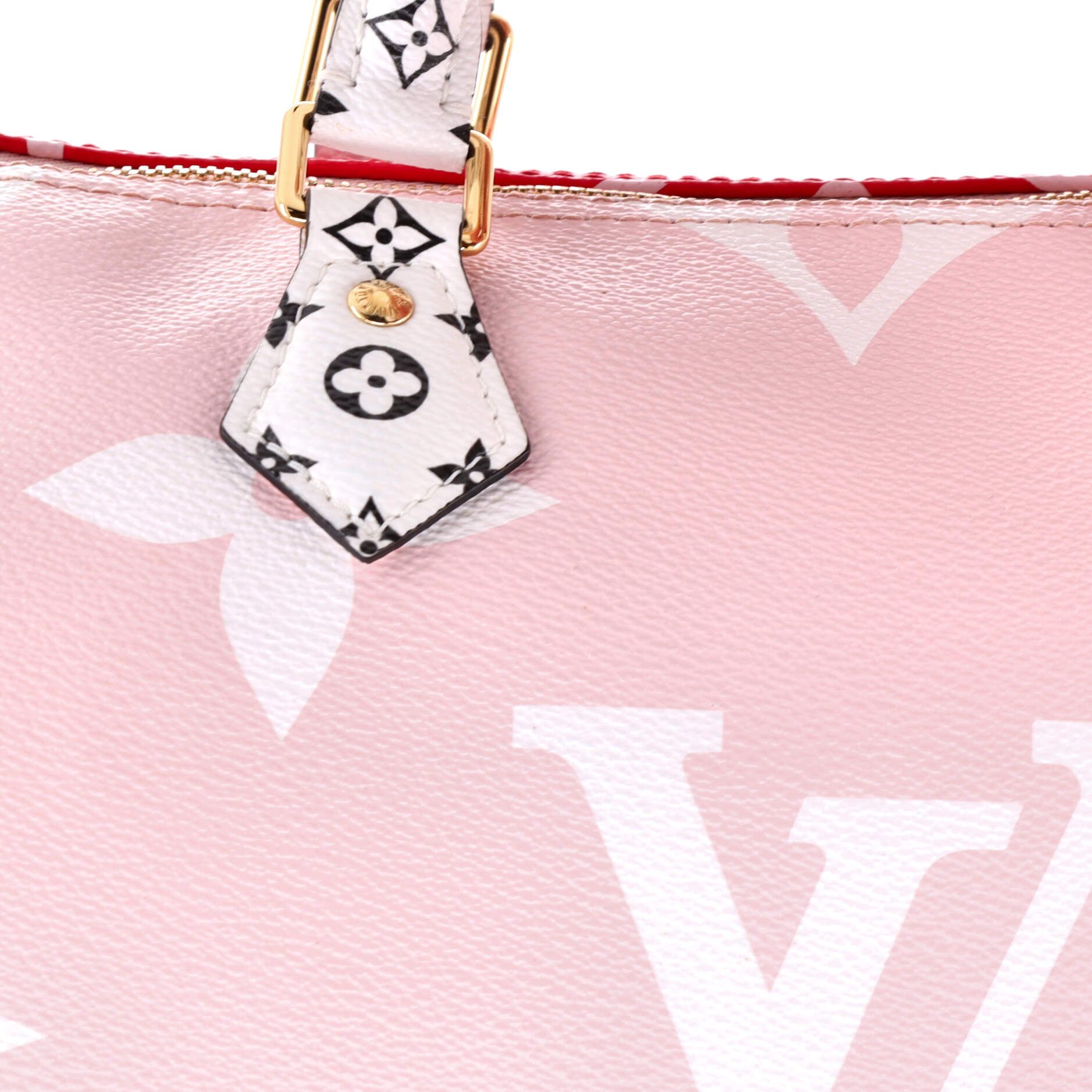 Louis Vuitton Speedy Bandouliere Bag Limited Edition Colored Monogram Giant 30