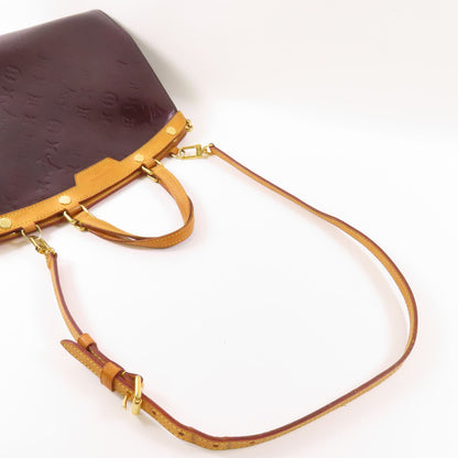 Louis Vuitton Vernis Blair Mm Handmade Shoulder And Back Bag Brown Red 2way Shoulder Bag M 90233