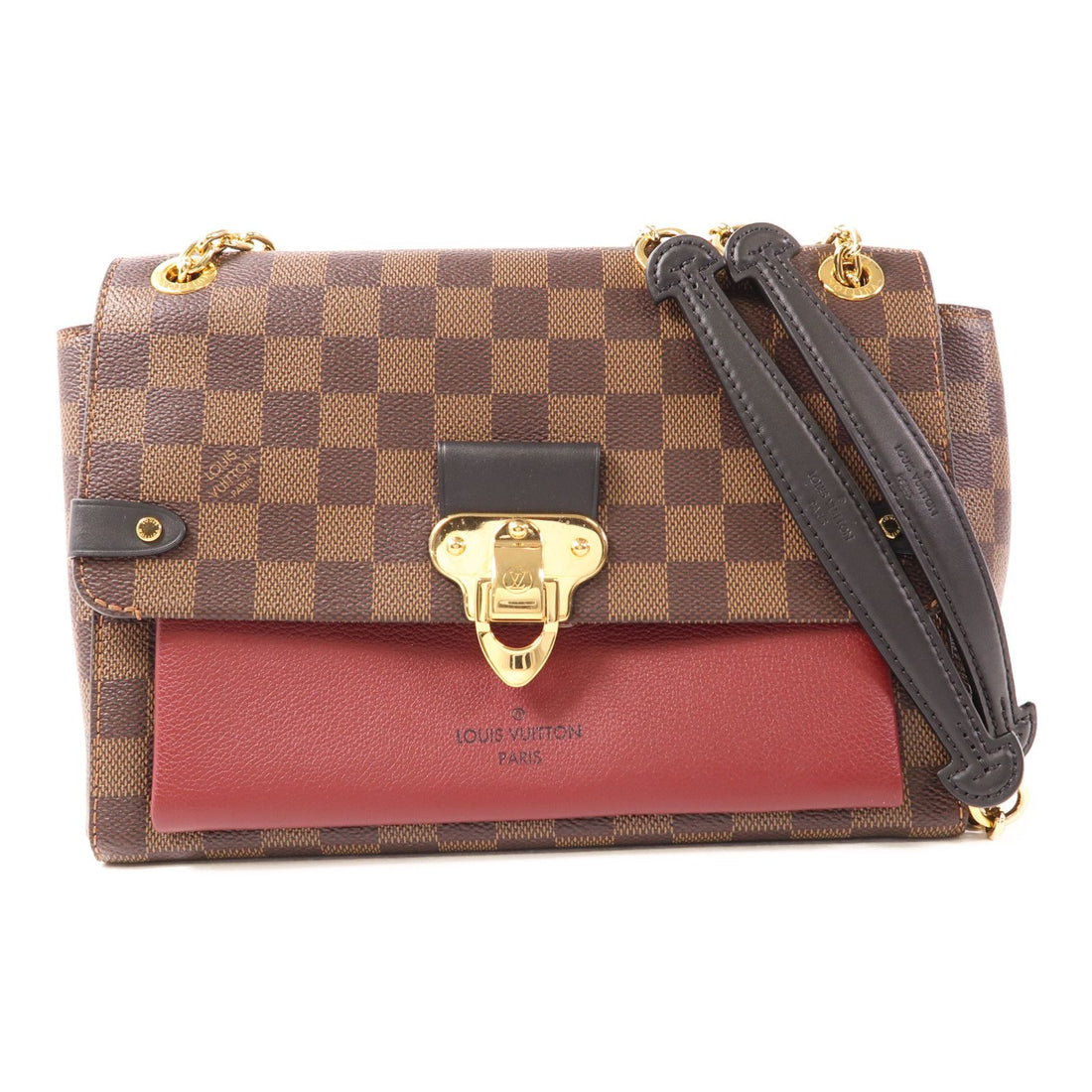 Louis Vuitton Damier Vavin Pm Golden Crosshair Shoulder Bag Ebene Brown Shoulder Bag N 40109