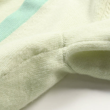 Chanel Green Coco Mark Button Cardigan Cashmere P 75050k 10747