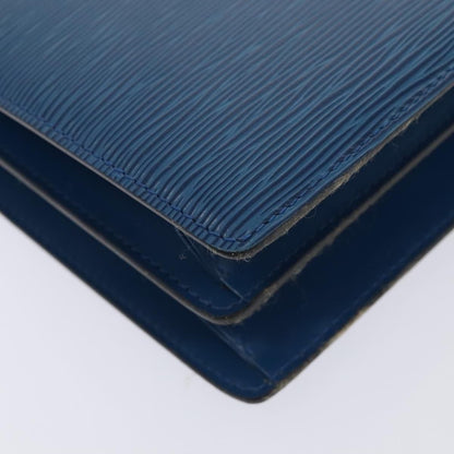 Louis Vuitton Epi Capuchin Shoulder Bag Blue M 52345 Lv Auth