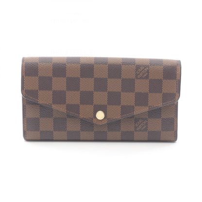 Louis Vuitton Portefeuille Sarah Ebene Brown Rose Valerine Bifoldpurse N 60114