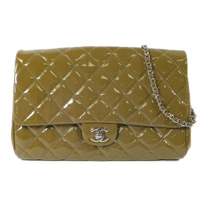 Chanel Other Lacquered Leather Shoulder Bag Silver Shoulder Bag Patent Leather