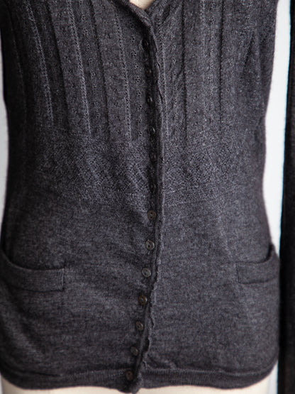 Good Dolce Gabbana Gray Viscose Cardigan Size S Women