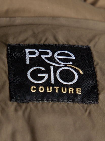 Good Pregio White Polyester Long Puffer Coat with Hood XXS