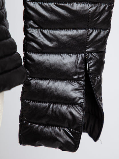 Excellent Guess Black Quilted Puffer Jacket Size S