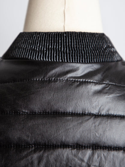 Excellent Guess Black Quilted Puffer Jacket Size S