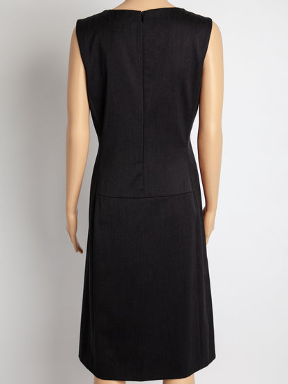 Good Hugo Boss Black Cotton Sleeveless Dress for Women