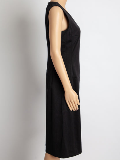 Good Hugo Boss Black Cotton Sleeveless Dress for Women