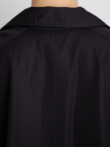 Good Max Mara Black Cotton Knee-Length Dress Size M