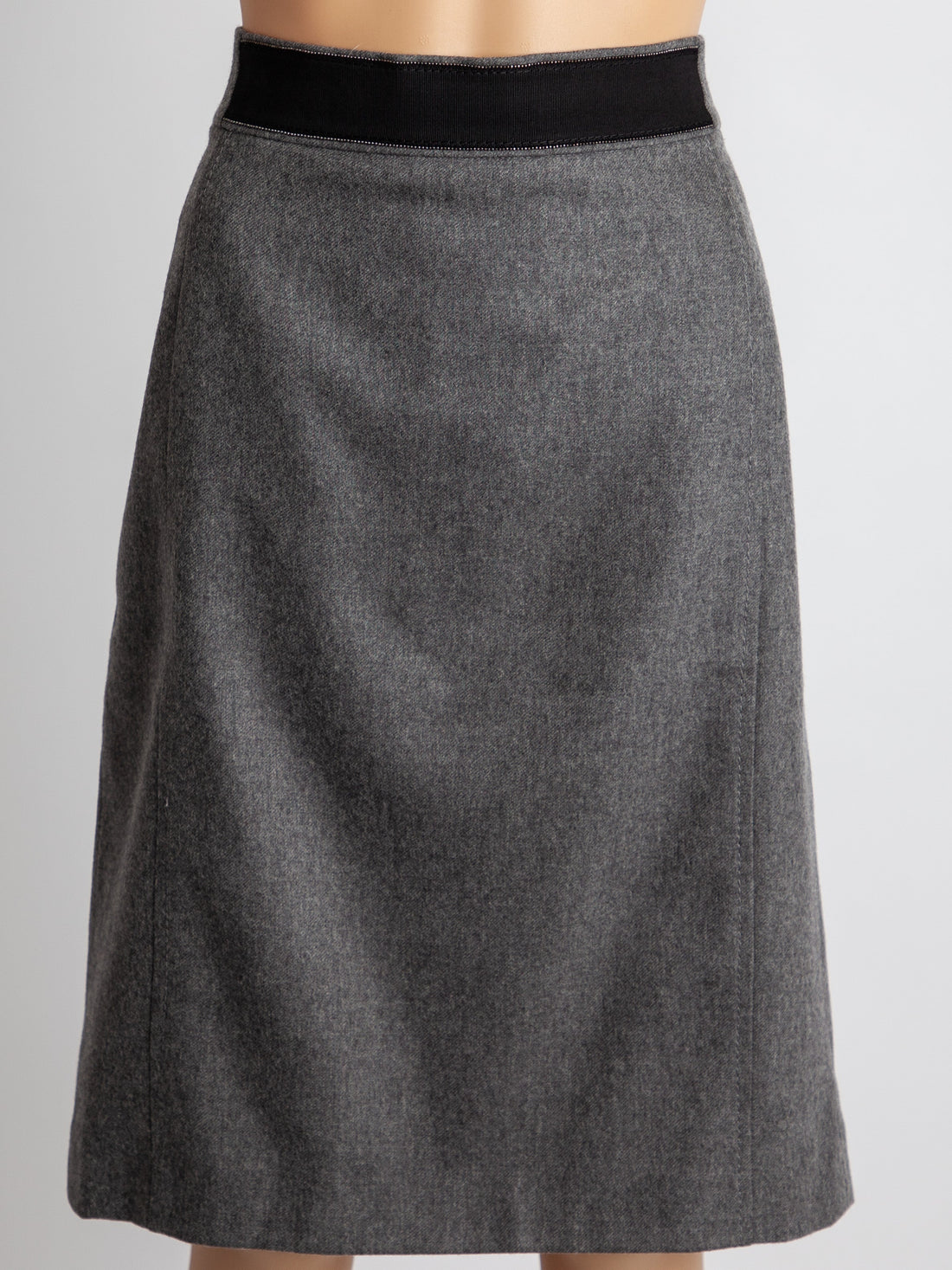 Good Condition Laurel Gray Cashmere Skirt Size L Women
