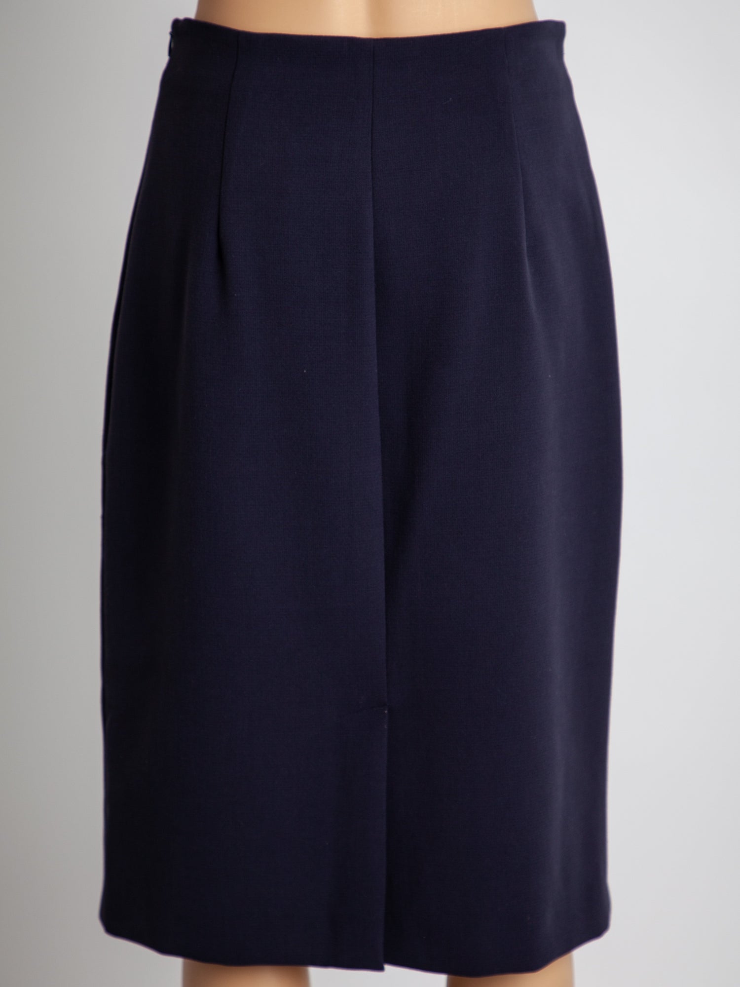 Good MaxCo Blue Polyester Pencil Skirt Size XS Women