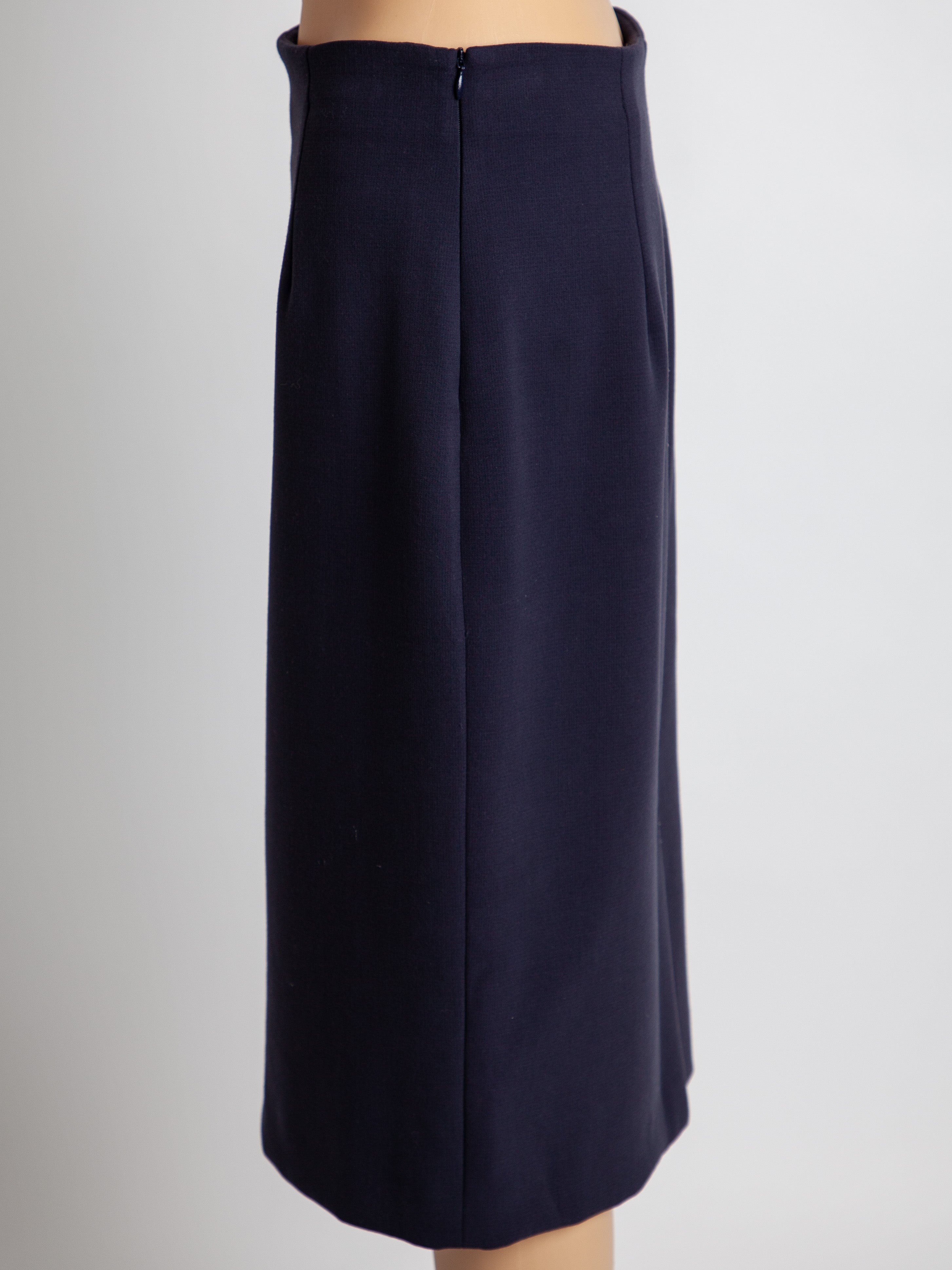 Good MaxCo Blue Polyester Pencil Skirt Size XS Women